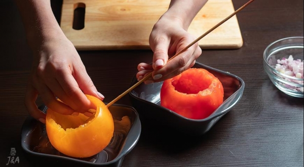 Запеченные помидоры, пошаговый рецепт с фото