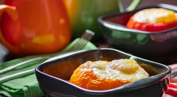 Запеченные помидоры, пошаговый рецепт с фото