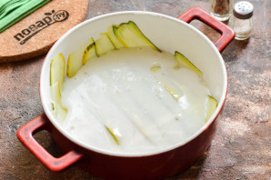 Лазанья из кабачков с рикоттой Лазанья из кабачков с рикоттой