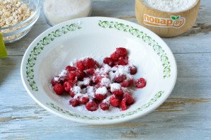 Крамбл с малиной Крамбл с малиной