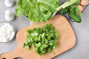 Салат со сметаной