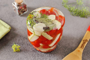 Ассорти из помидоров и кабачков на зиму Ассорти из помидоров и кабачков на зиму