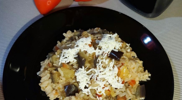 Рис с баклажанами, пошаговый рецепт с фото Рис с баклажанами, пошаговый рецепт с фото