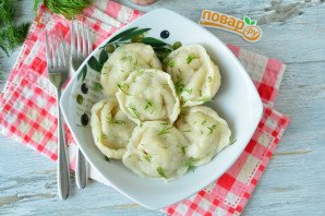 Пельмени с брокколи Пельмени с брокколи