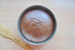 Шоколадный торт с кремом "Пломбир"