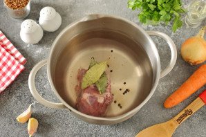 Диетический суп на говяжьем бульоне