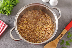 Гречневая каша с горохом