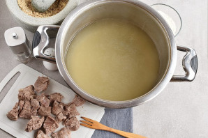 Харчо из говядины с ткемали Харчо из говядины с ткемали