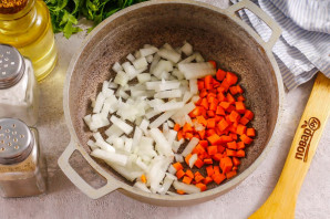 Гречка с сельдереем