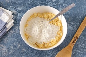 Ленивые вареники с яблоком