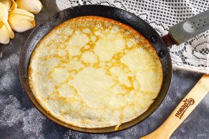 Блинный торт с карамелью