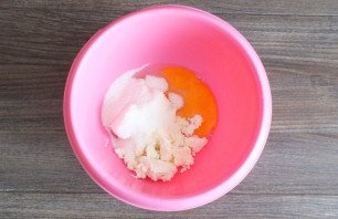 Творожный рулет с клюквой Творожный рулет с клюквой