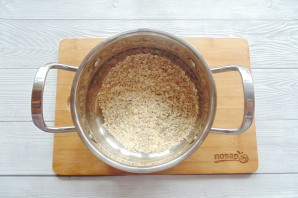 Жидкая овсянка на воде