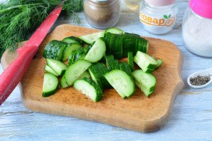 Шведский салат из огурцов Шведский салат из огурцов