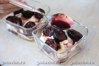 Тирамису с медовым инжиром