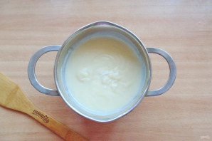 Шоколадный торт с кремом "Пломбир"