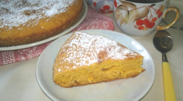 Пирог с тыквой, пошаговый рецепт с фото