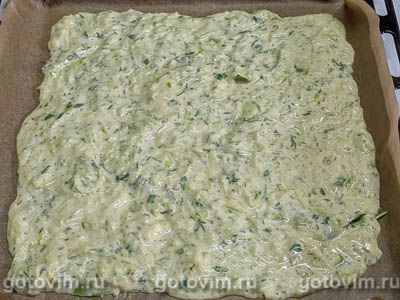 Кабачковый рулет в духовке