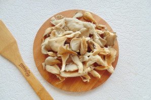 Маринованные вешенки с болгарским перцем