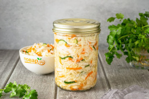 Вкусная маринованная капуста на зиму в банках