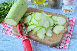 Быстрая засолка кабачков в пакете Быстрая засолка кабачков в пакете