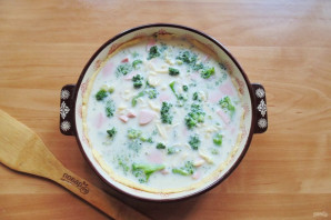 Киш с брокколи и шпинатом Киш с брокколи и шпинатом