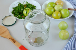 Помидоры зеленые фаршированные на зиму Помидоры зеленые фаршированные на зиму