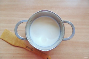 Шоколадный торт с кремом "Пломбир"