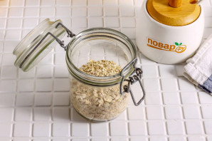 Ленивая овсянка с бананом Ленивая овсянка с бананом