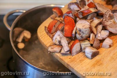 Суп из подосиновиков 