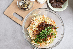 Салат "Перепелиное гнездо"