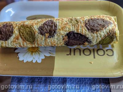 Кабачковый рулет в духовке