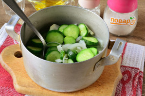 Огурцы "Нежинские" без стерилизации на зиму