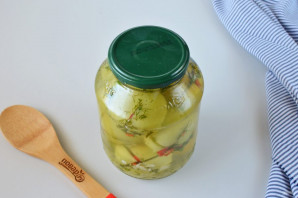 Помидоры зеленые фаршированные на зиму Помидоры зеленые фаршированные на зиму