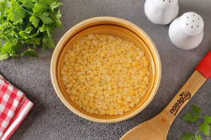 Гречневая каша с горохом