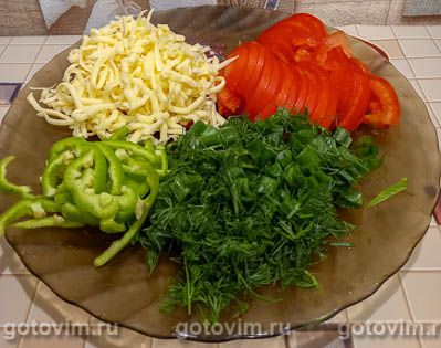 Пицца из кабачков на сковороде