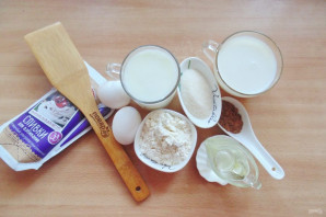 Шоколадный торт с кремом "Пломбир"