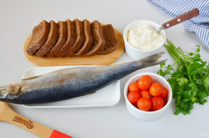 Канапе с сельдью Канапе с сельдью