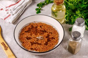 Гречка с болгарским перцем