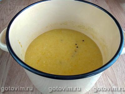 Суп-пюре с потрошками на курином бульоне