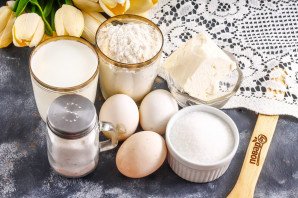 Блинный торт с карамелью