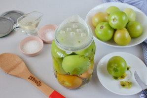 Рецепт маринованных зеленых помидоров