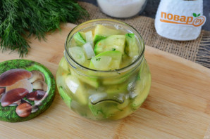 Кабачки с грибной приправой на зиму Кабачки с грибной приправой на зиму