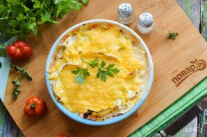 Лазанья из кабачков с творогом Лазанья из кабачков с творогом