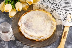 Блинный торт с карамелью