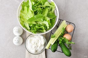 Салат со сметаной