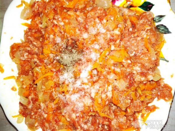 Рецепт: Баклажановая запеканка - с мясным фаршем "Обжорка летняя"