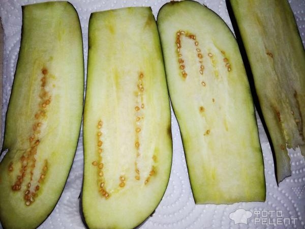 Рецепт: Баклажановая запеканка - с мясным фаршем "Обжорка летняя"