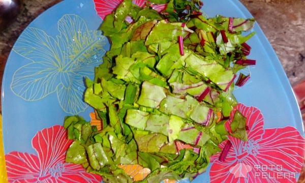 Рецепт: Борщ из молодой свеклы с вершками - Люблю этот борщ с детства