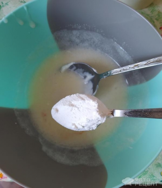 Рецепт: Галета фруктовая - С персиками и малиной